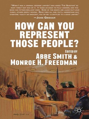 cover image of How Can You Represent Those People?